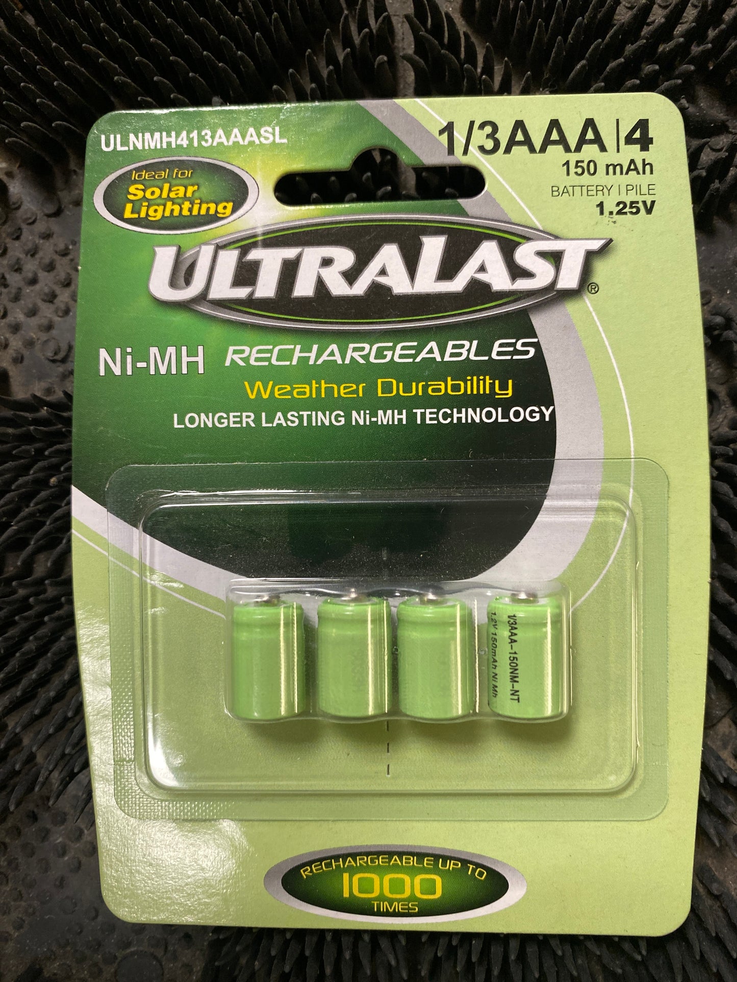 1/3 AAA 150 mAh Ni-Mh (EACH)