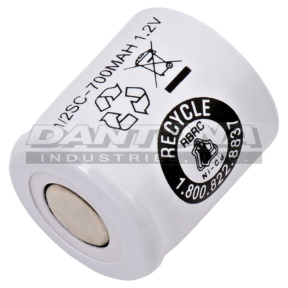 1/2 SC Rechargeable Flat Top Cell