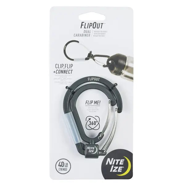 Flip Out Dual Carabiner