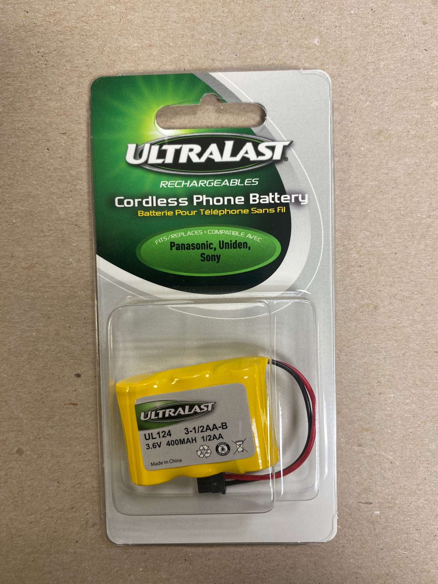 3-1/2AA-B Cordless Phone Battery