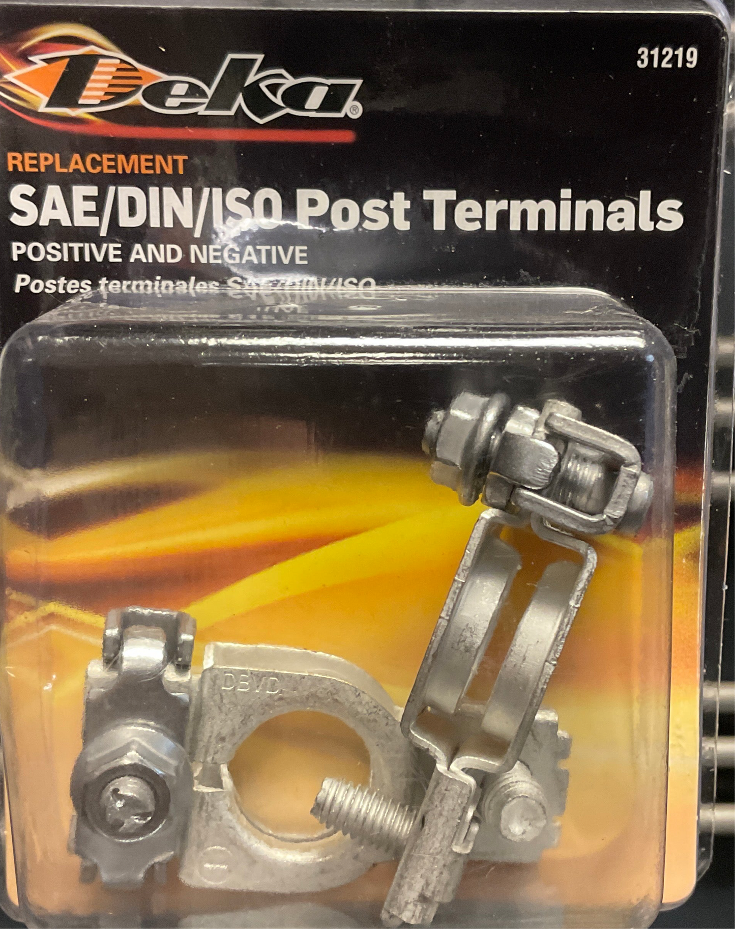 31219 SAE-DIN-ISO Battery Terminals SET of 2
