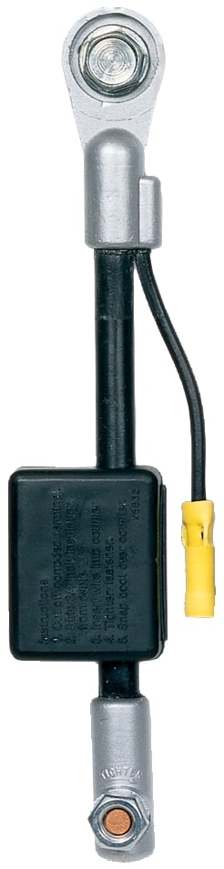 Side Terminal Replacement Cable With Aux wire, Tie Bolt 4 & 12 Ga, 7 1/4 in