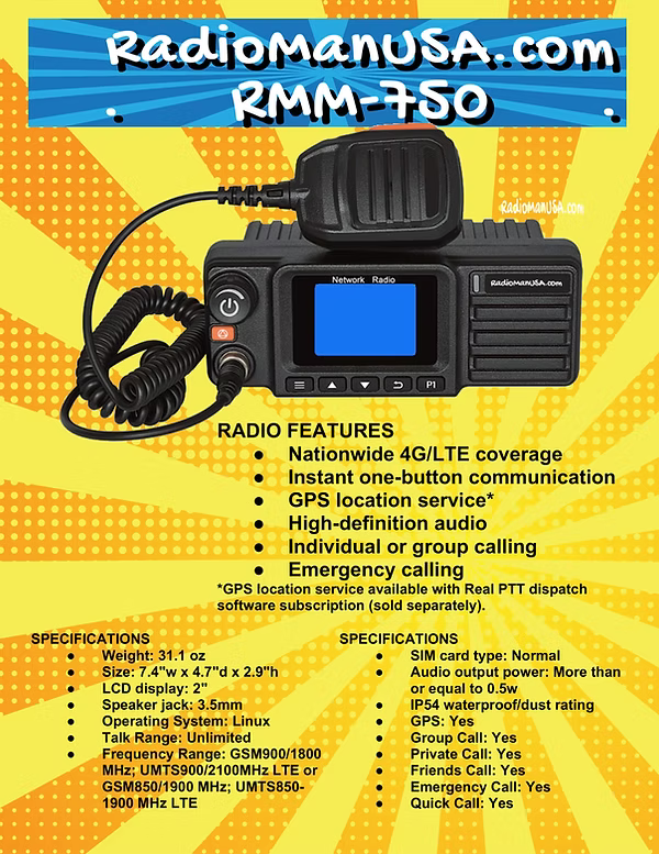 RMM-751 LTE Mobile Radio Kit