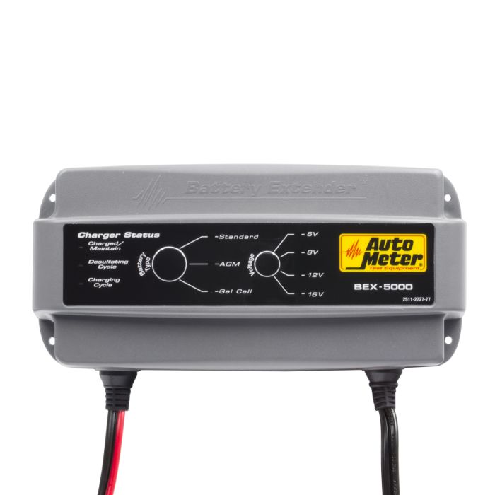 Autometer Mulit Volt Battery Charger 6/8/12/16v Batteries bex-5000