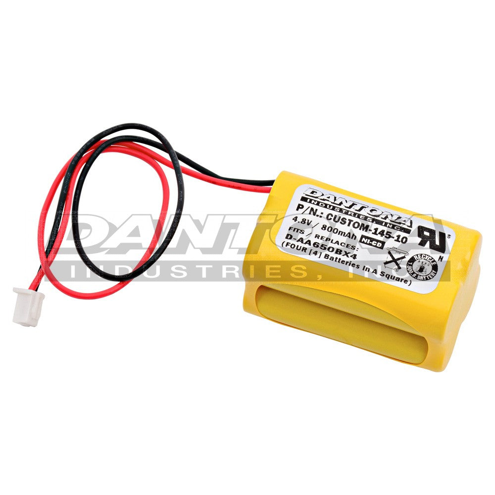 custom-145-10 Emergency Light Battery
