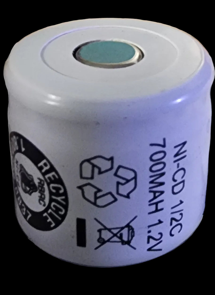 1/2 C Rechargeable Flat Top Cell