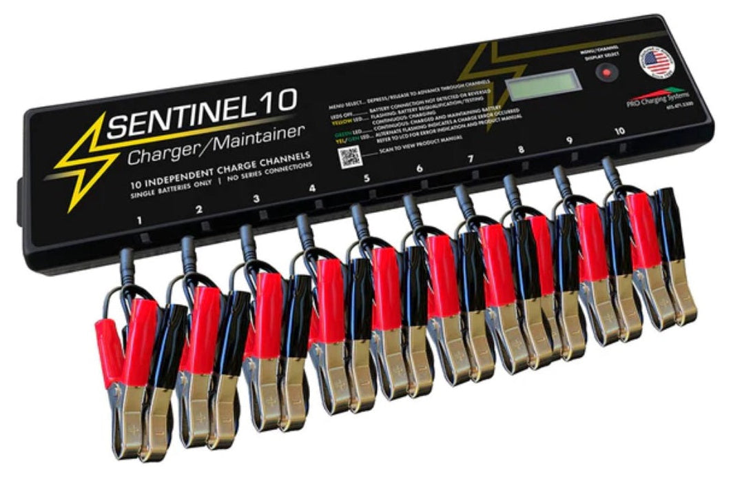 Sentinel 10 Bank Charger/Maintainer
