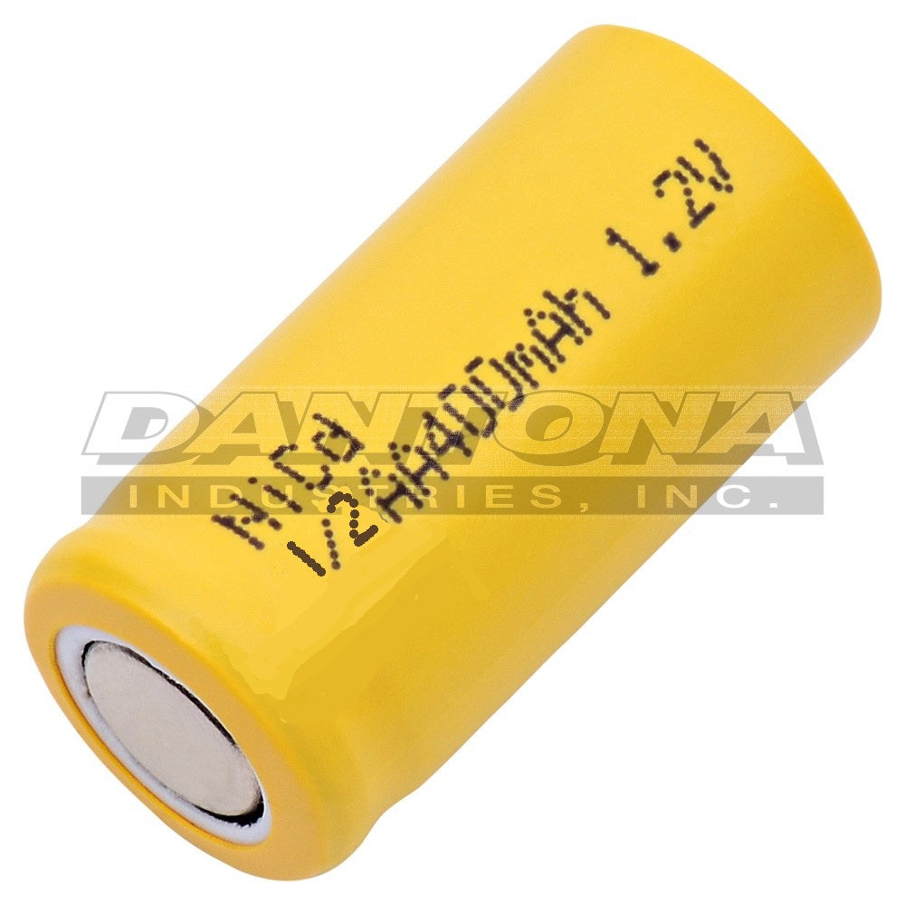 1/2 AA Rechargeable Flat Top Cell