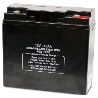 12v 17ah Size Battery