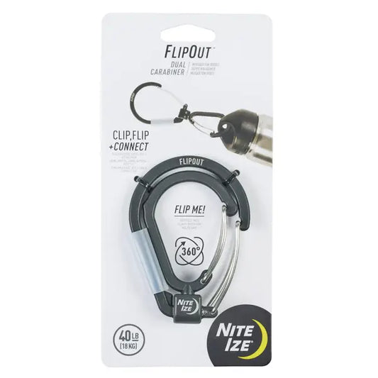 Flip Out Dual Carabiner