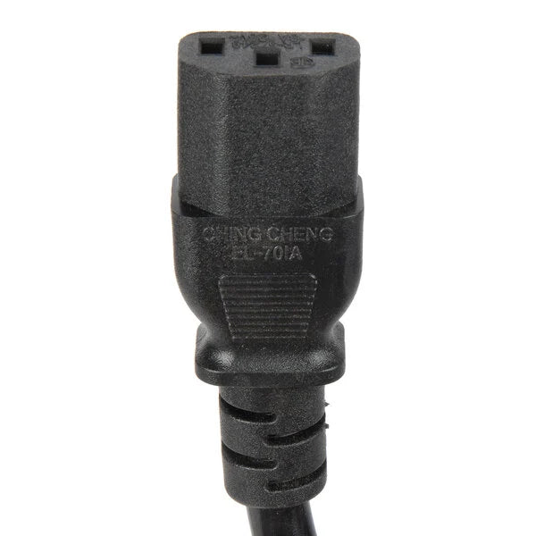 6' Power Cord with NEMA 5-15P Plug, to IEC C13 - 120V