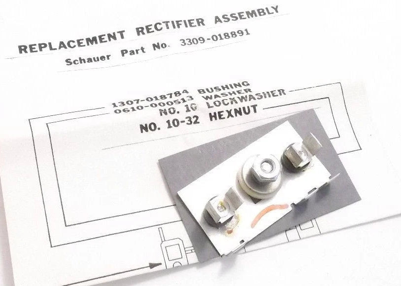 3309-018891 Schauer Rectifier Assembly