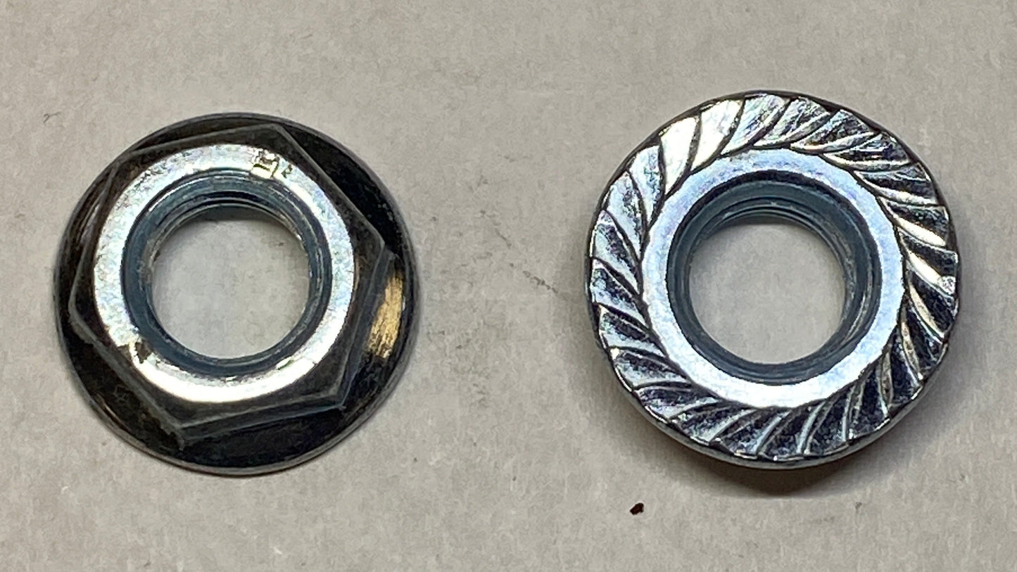 3/8” Open Top Battery Flange Nut