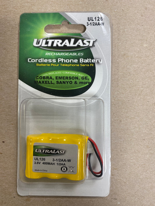 3-1/2AA-W Cordless Phone Battery