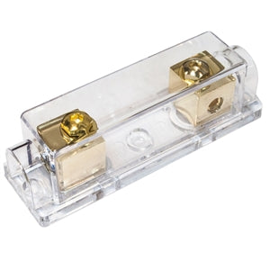 ANL Fuse Holder 1/0 Gauge to 150 Amp Clear Plastic