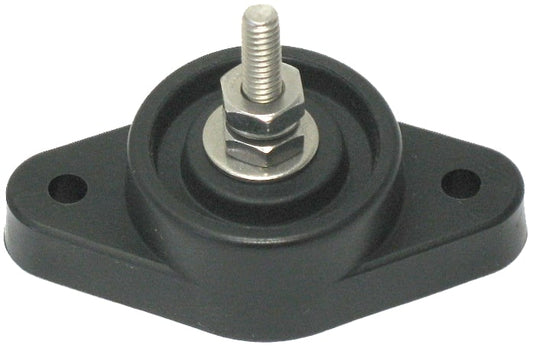 Distribution Post Small Base 5/16" Stud Black