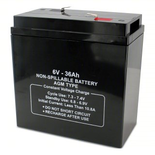 6v 36ah Sla Battery