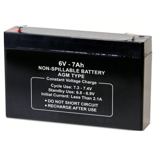 6v 7ah Sla Battery
