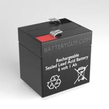 6v 1ah Sla Battery Cube