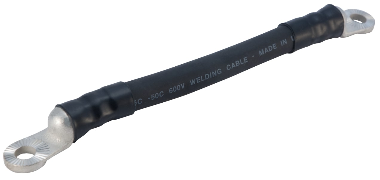 Lug to Lug Cable Assembly, 2/0 Gauge 8 1/2"