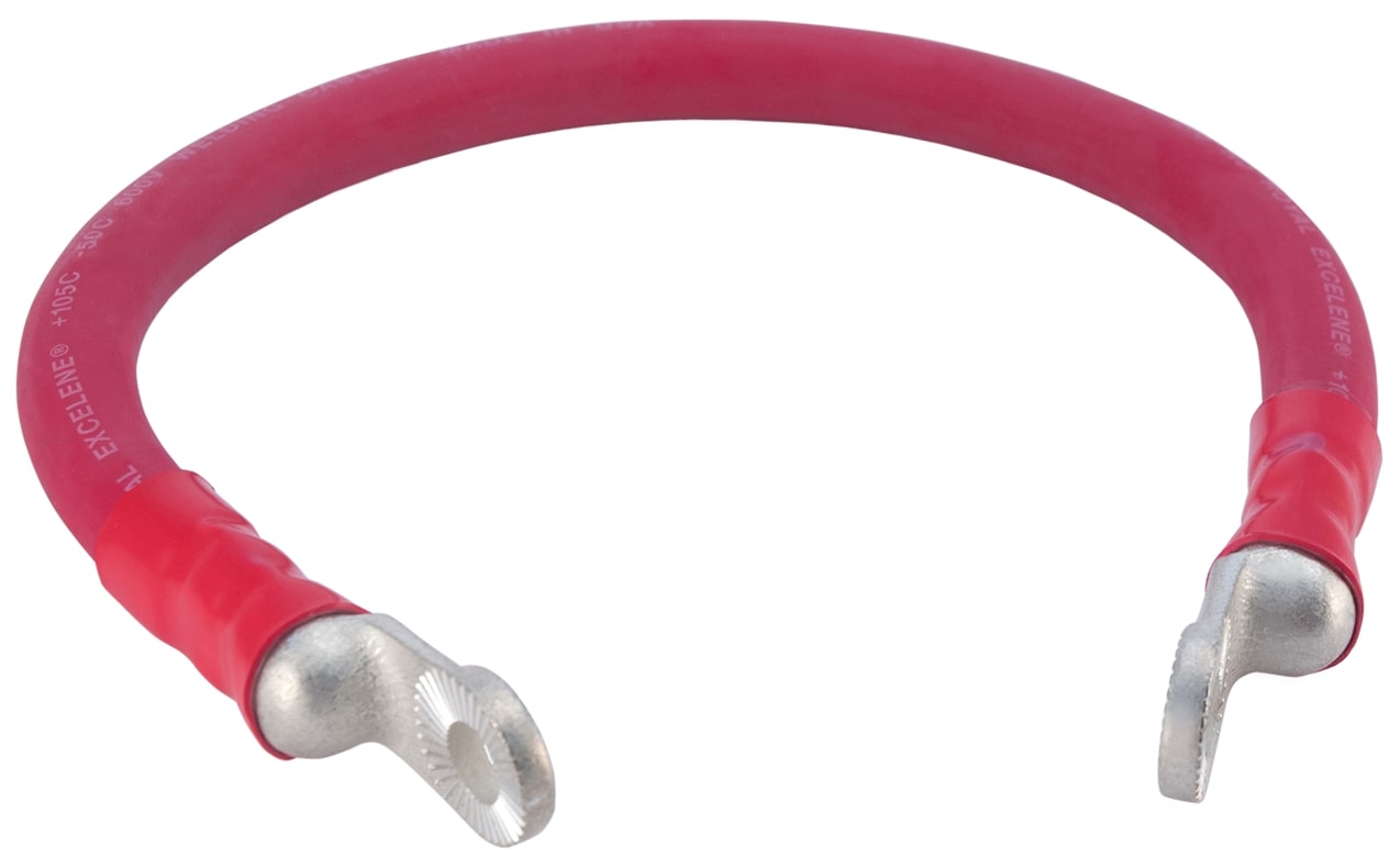 Lug to Lug Cable Assembly, 2/0 Gauge 17"