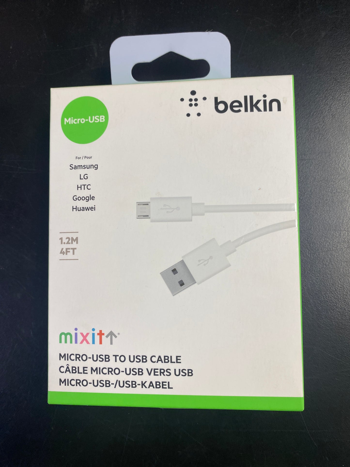 CP113 6’ Micro USB to USB-A OR Belkin 4’ Micro USB to USB-A