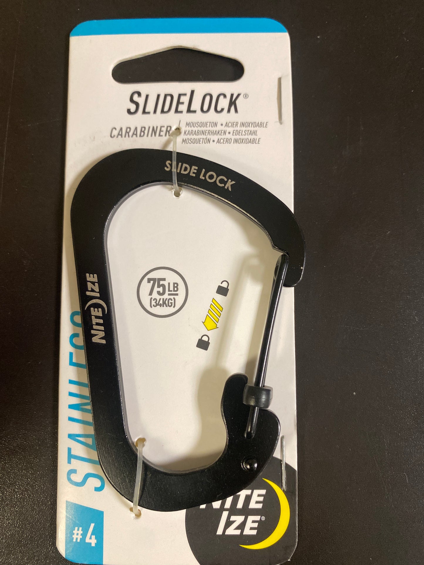 Carabiner Slidelock Steel #4