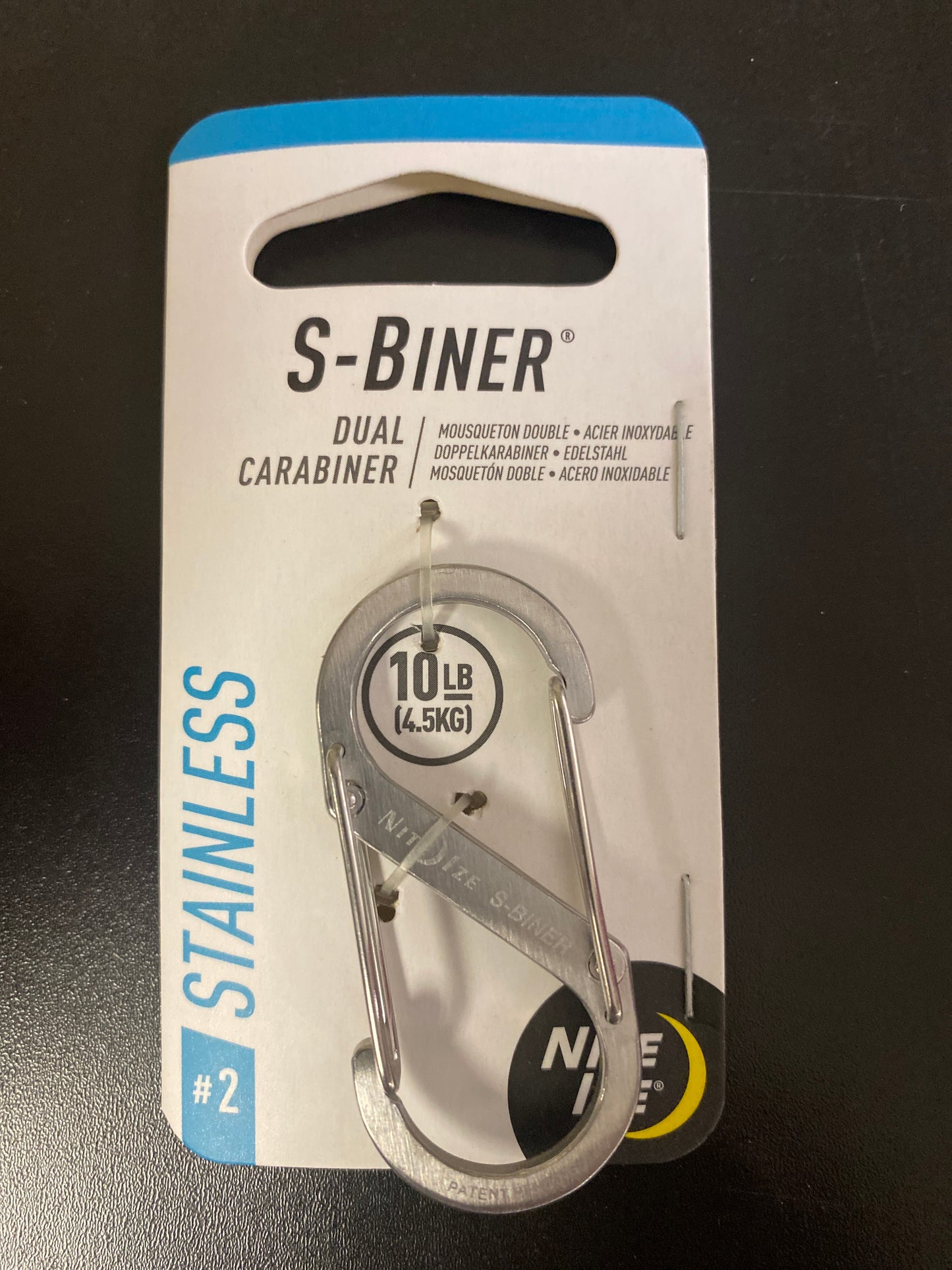 S-Biner® Stainless Steel Dual Carabiner #2 - Stainless