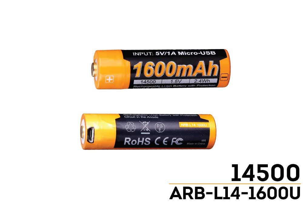 ARB-L14-1600U Li-ion AA 1.5v Alkaline Replacement