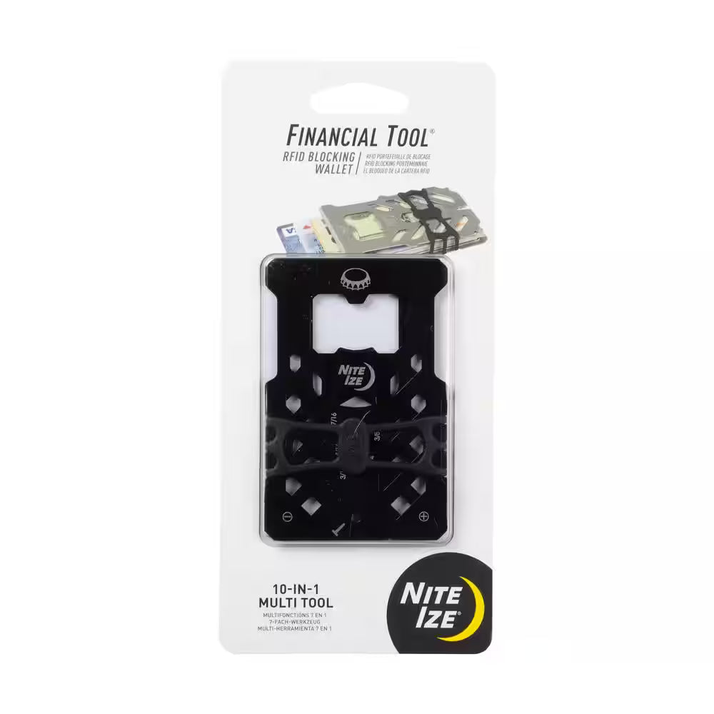 Financial Tool® RFID Blocking Wallet - Black
