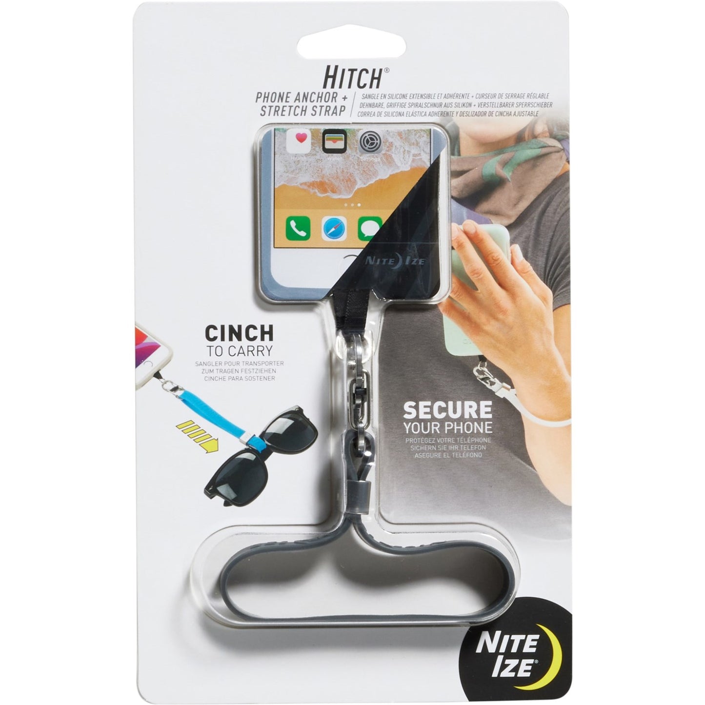 NiteIze Hitch Phone Anchor and Stretch Strap