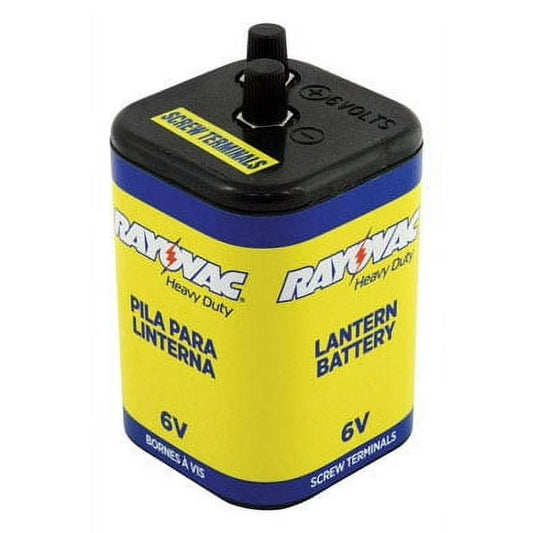 945R Rayovac 6v Lantern Battery with Screw Terminals