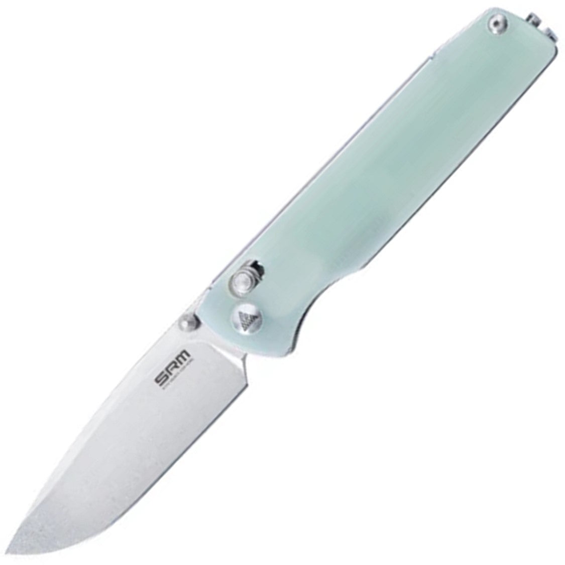 SRM 258L Folding Knife Jade Handle