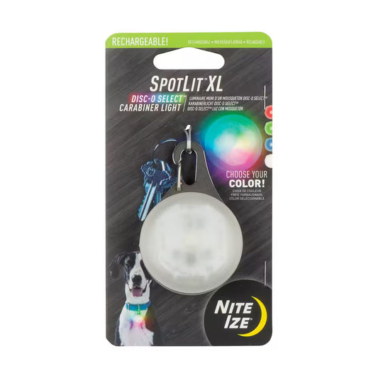 SpotLit® XL Rechargeable Carabiner Light - Disc-O Select™