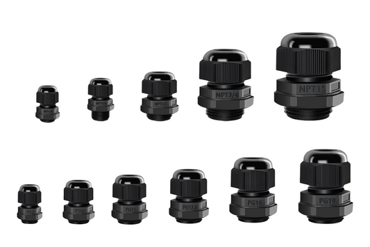 Nylon type 11 cord grip waterproof cable glands