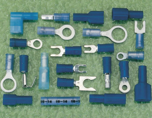 14-16 Gauge Cable Ends Blue