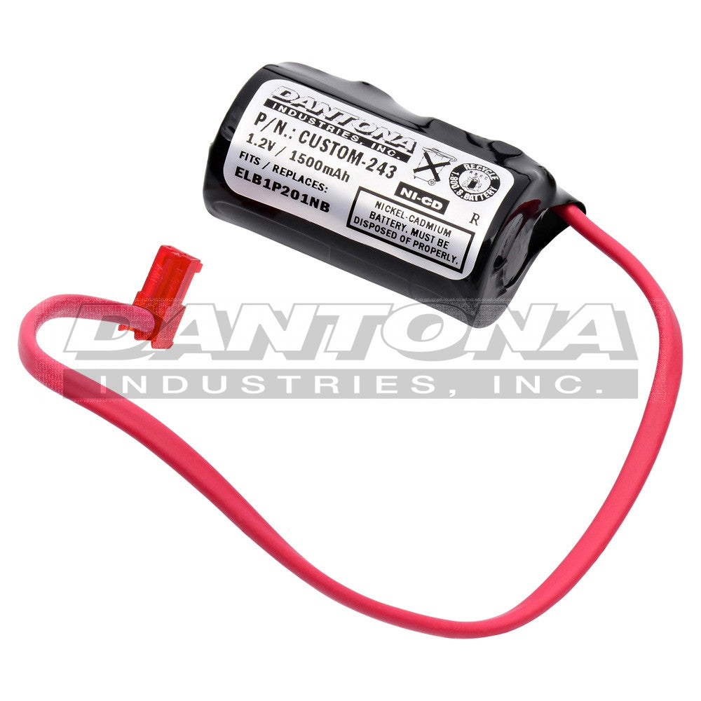 Custom-243 Emergency Light Battery