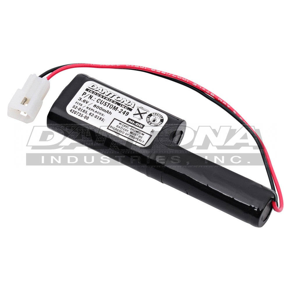 Custom-249 Emergency Light Battery