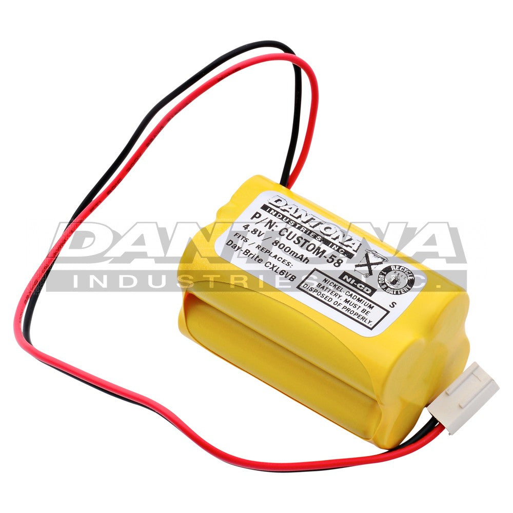 custom-58 Emergency Light Battery