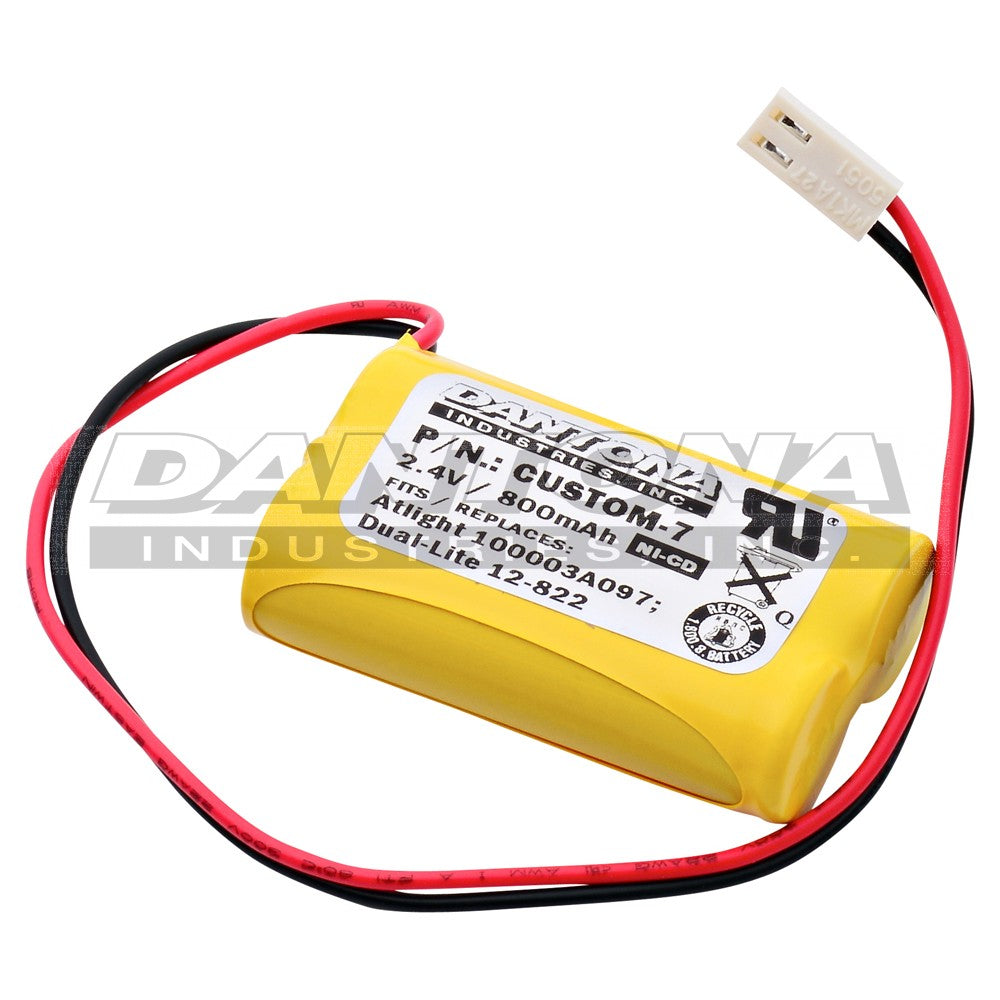 Custom-7 Emergency Light Battery
