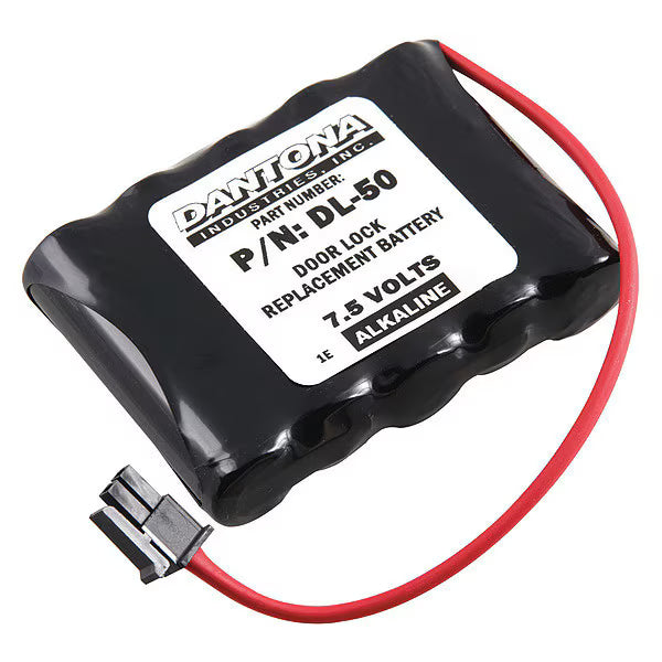 Door Lock Battery Alkaline w/ Plug DL-50