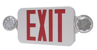 Exit Emergency Light Combo L-C-RW