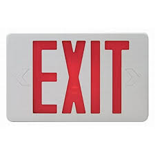 Exit Sign w/ Battery Back up