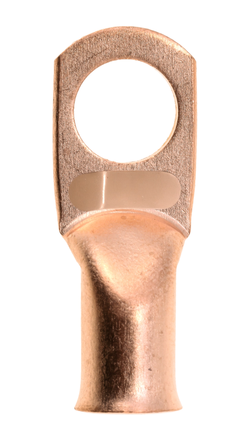 2 Gauge 5/16" Bare Copper Eye 6 Pack Clamshell