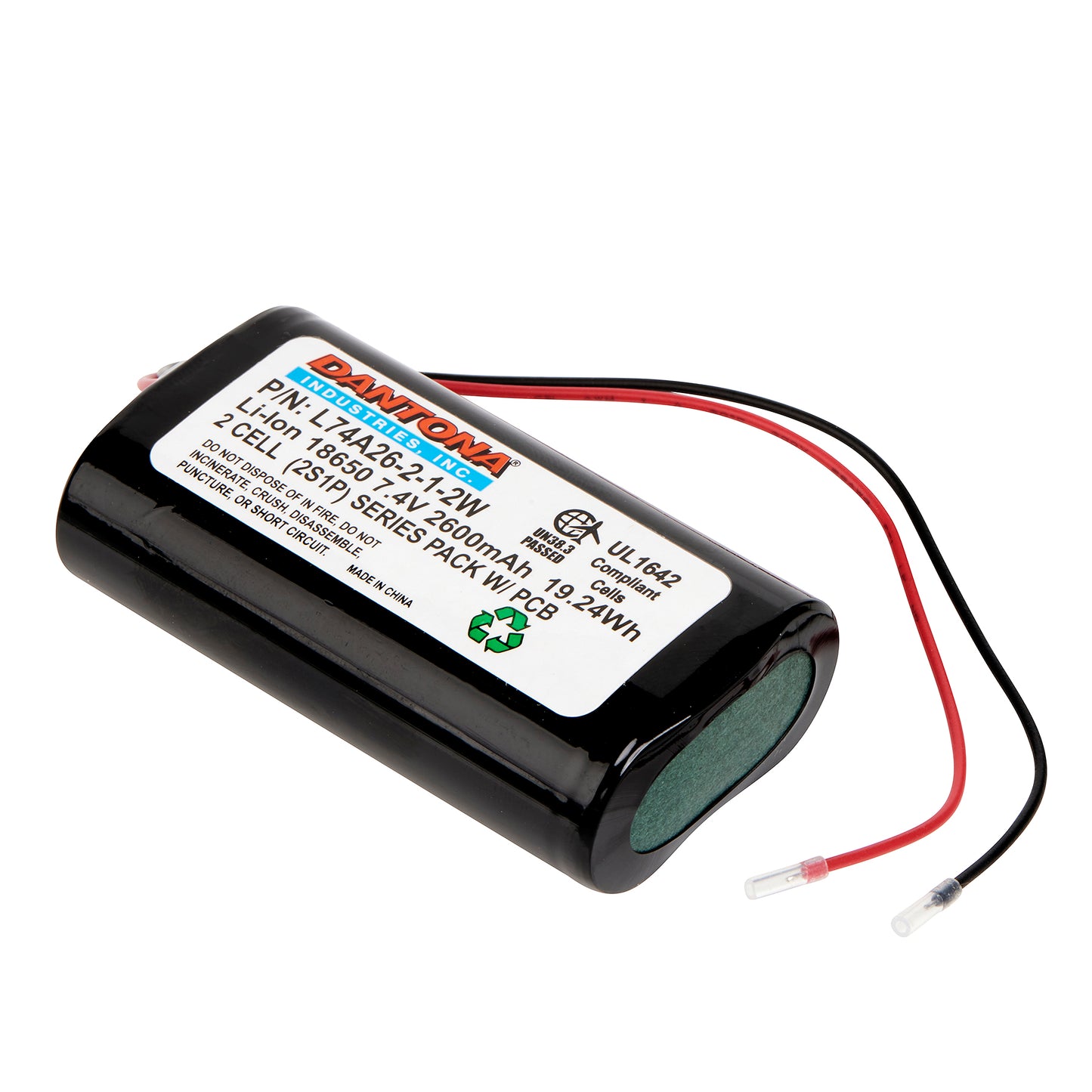 L74A26-2-1-2W Lithium Ion Pack