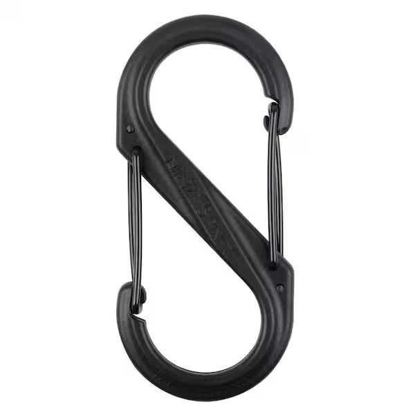 S-Biner® Plastic Dual Carabiner #6 - Black