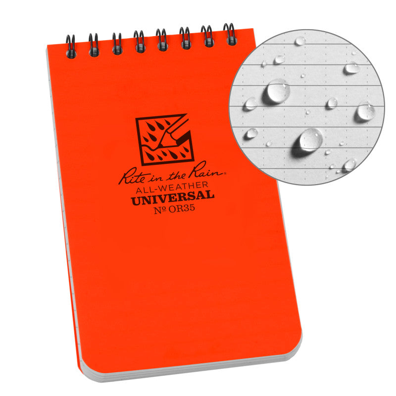 rite in the rain 3x5 notebook
