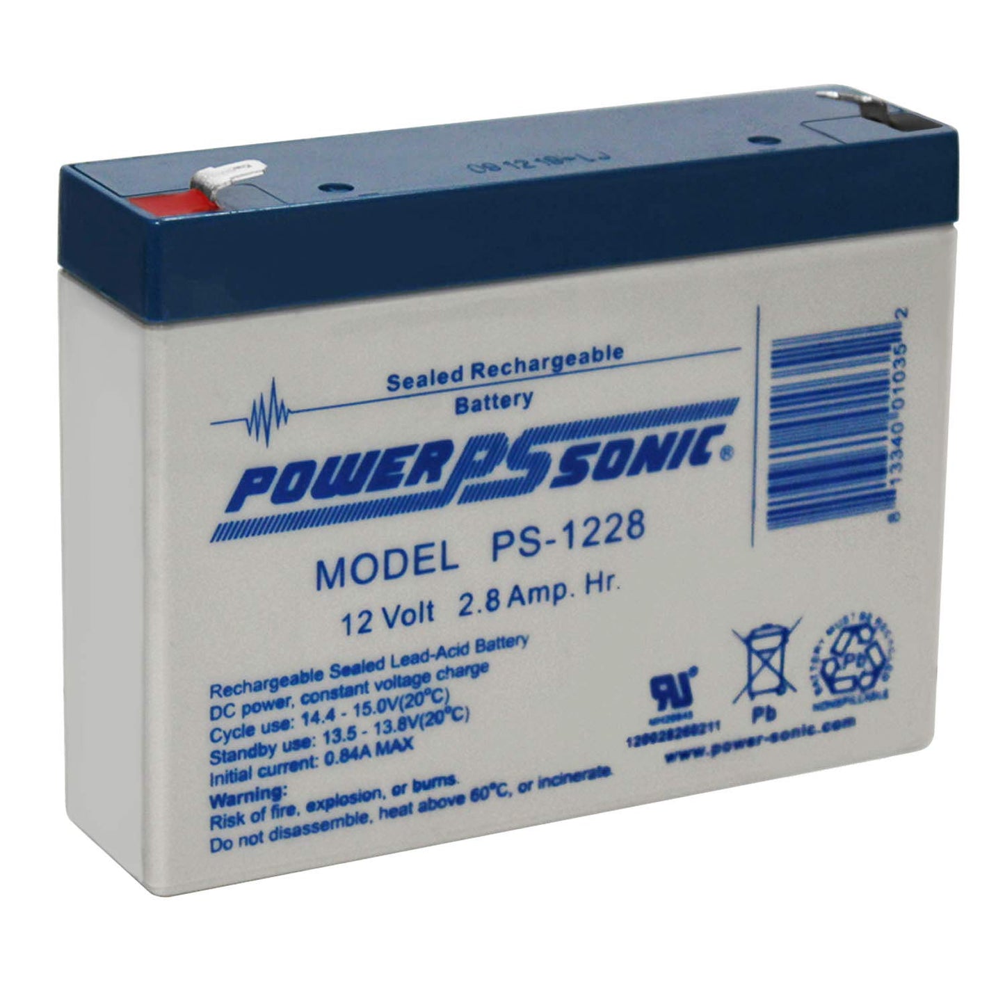 12v 2.8ah Sla Battery Rectangle