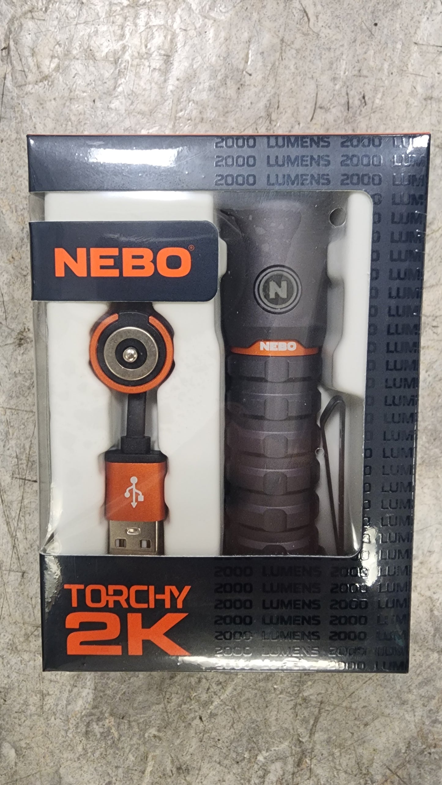 TORCHY 2K Rechargeable Pocket Flashlight Nebo