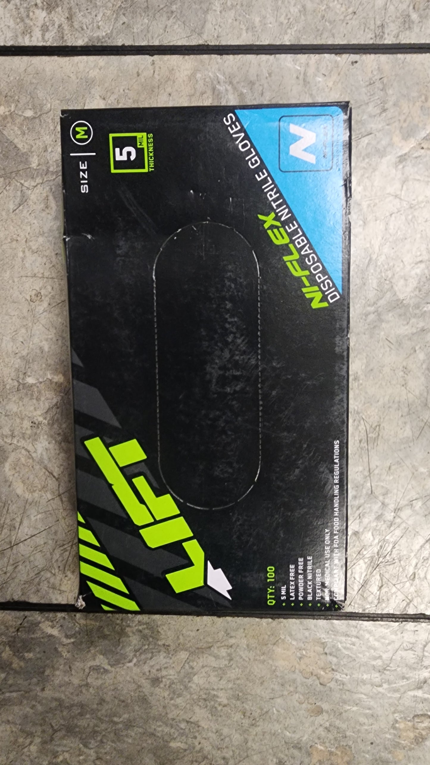 ni-flex disposable nitrile glove